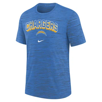Nike Los Angeles Chargers Sideline Velocity Big Kidsâ  Dri-fit Nfl T-shirt In Blue