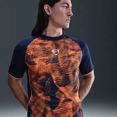 Nike Men's Academy+ Dri-fit Short-sleeve Soccer Top In Multi