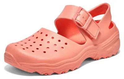 Skechers (wmns)  Foamies Classic Platform Clog 'coral Pink' In Orange