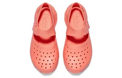 Skechers (wmns)  Foamies Classic Platform Clog 'coral Pink' In Orange