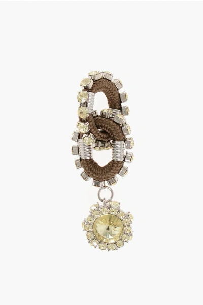 Dsquared2 Maxi Single Clip-on Fabric Earring With Jewellery