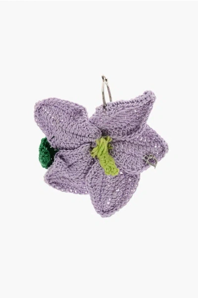 Dsquared2 Crochet Flower Shaped Single Earring