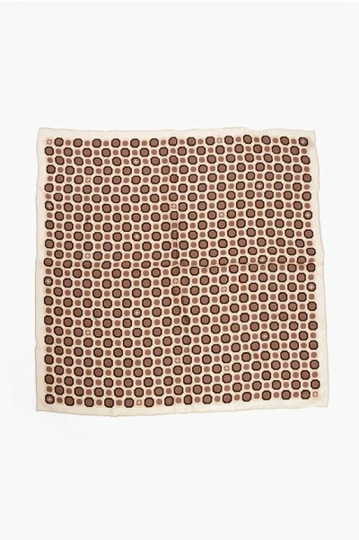 Celine Patterned Silk Foulard