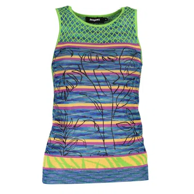Desigual Green Cotton Women Top In Green