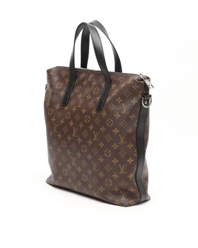 Pre-owned Louis Vuitton Monogram Macassar Kitan Bag In Brown