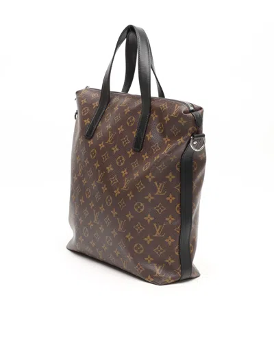 Pre-owned Louis Vuitton Monogram Macassar Kitan Bag In Brown