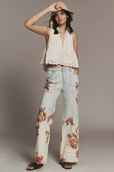 Pilcro The Rylan Relaxed High-rise Flare Jeans By