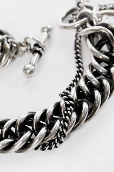 Ann Demeulemeester Hinna Double Chains Bracelet