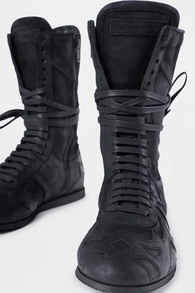 Ann Demeulemeester Palne High-top Boxing Sneakers