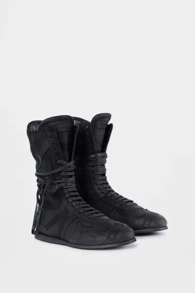 Ann Demeulemeester Palne High-top Boxing Sneakers