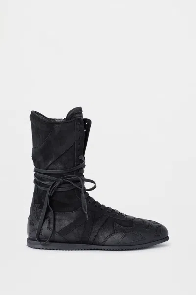 Ann Demeulemeester Palne High-top Boxing Sneakers