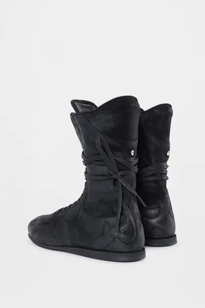 Ann Demeulemeester Palne High-top Boxing Sneakers