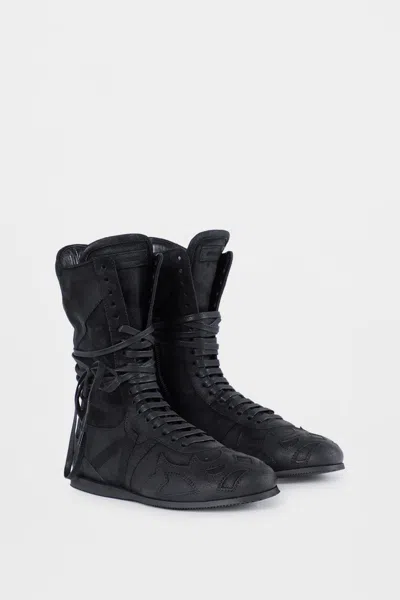 Ann Demeulemeester Palne High-top Boxing Sneakers
