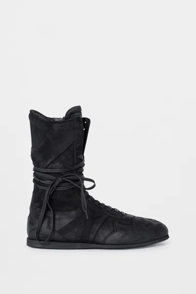 Ann Demeulemeester Palne High-top Boxing Sneakers