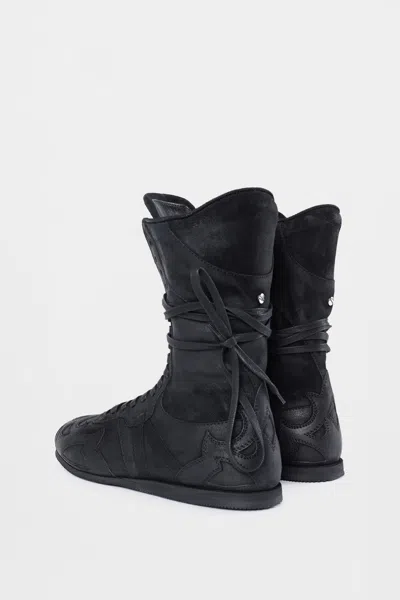 Ann Demeulemeester Palne High-top Boxing Sneakers
