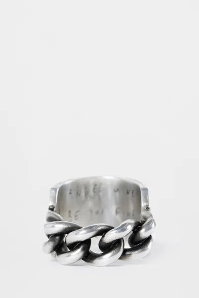 Ann Demeulemeester Ire Quote Chain Bracelet