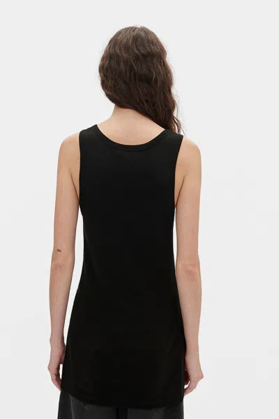 Ann Demeulemeester Seva ''script'' Tank Top In Black