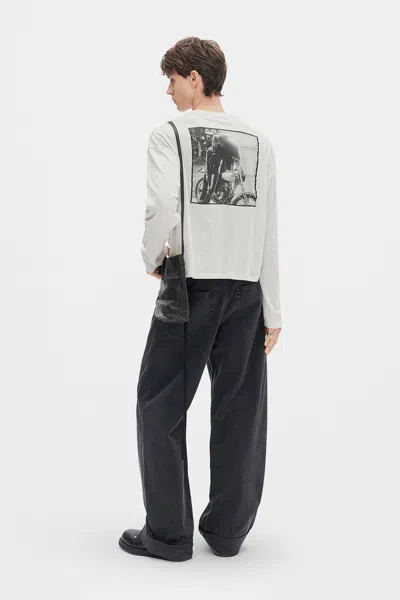 Ann Demeulemeester Bike Printed Long-sleeve T-shirt In Neutral