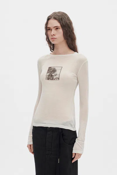 Ann Demeulemeester Fiene ''bikers Kiss'' Long Sleeve T-shirt