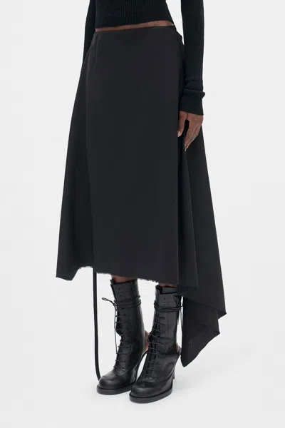 Ann Demeulemeester Ylva Midi Wrap Skirt