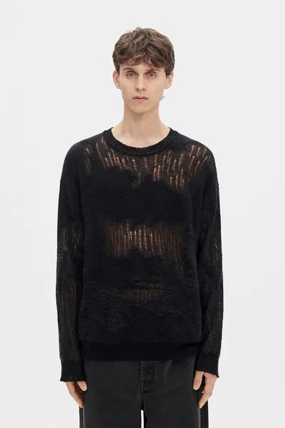Ann Demeulemeester Vilken Sleeveless Cargo Overshirt In Black