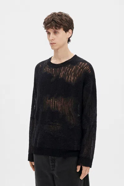 Ann Demeulemeester Vilken Sleeveless Cargo Overshirt In Black