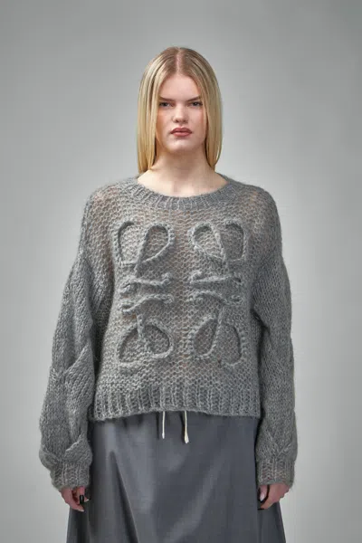 Loewe Anagram Mohair-blend Knitted Sweater