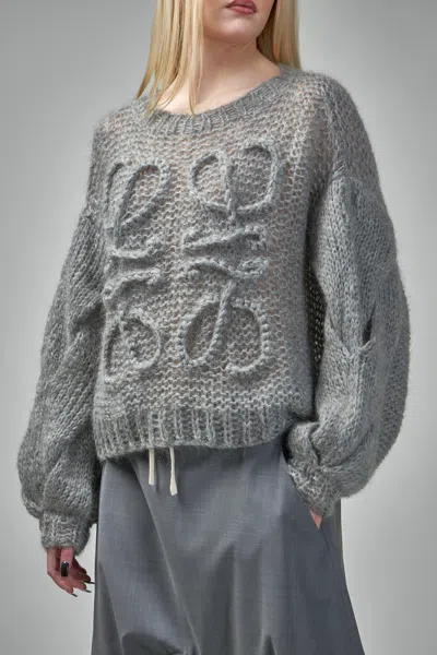 Loewe Anagram Mohair-blend Knitted Sweater