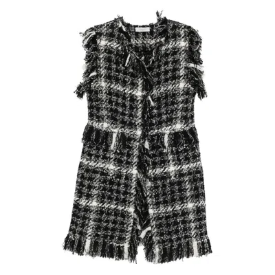 Charlott Black  White Jackets In Black