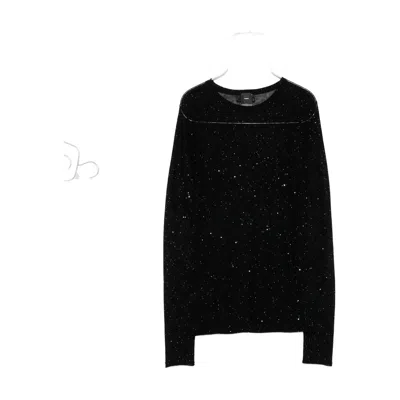 Pinko Pico Maglia Ultrafine Wool In Black