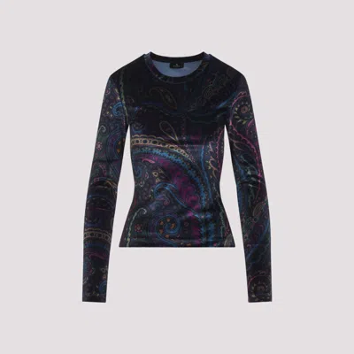 Etro Long-sleeved Top With Paisley Pattern