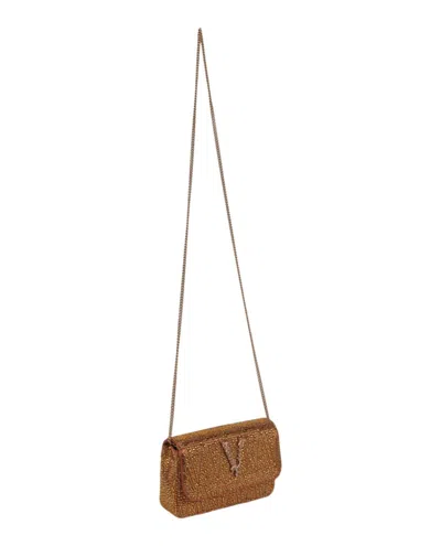 Versace Mini Crystal Virtus Crossbody Bag