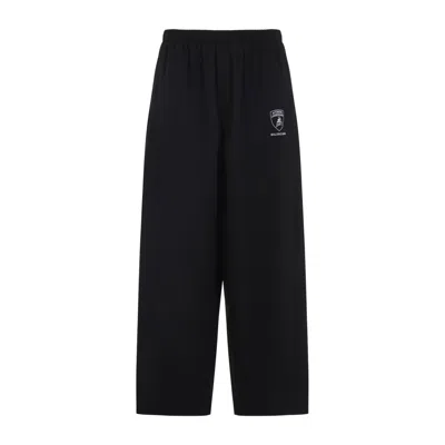 Balenciaga X Automobili Lamborghini Logo Track Pants In Black