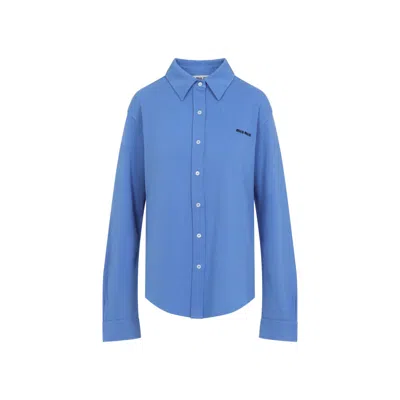 Miu Miu Button-down Shirt With Classic Collar