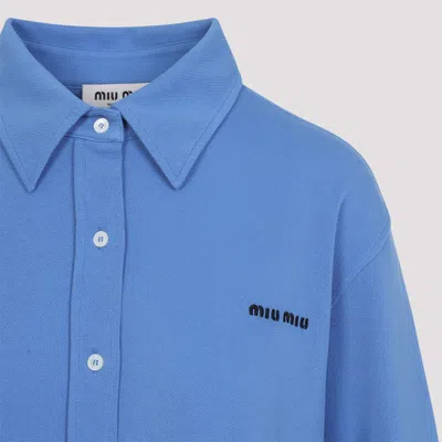 Miu Miu Button-down Shirt With Classic Collar