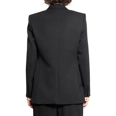 Saint Laurent Wool Blazer With Back Vent And Front Pockets In Black