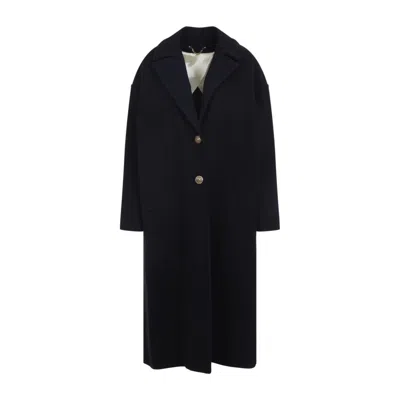 Golden Goose Heraldic Buttons Single-breasted Cocoon Coat