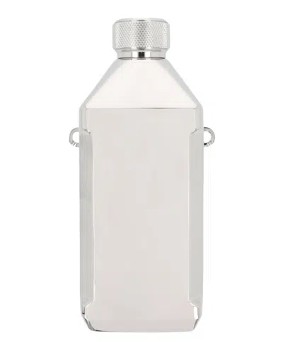 Givenchy Logo Engraved Stainless Steel Water Bottle In White