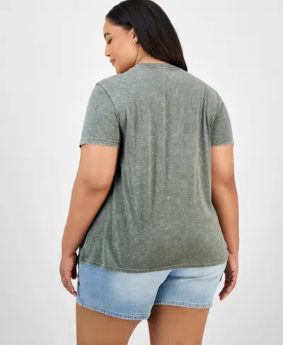 Rebellious One Trendy Plus Size Graphic Print Butterfly T-shirt