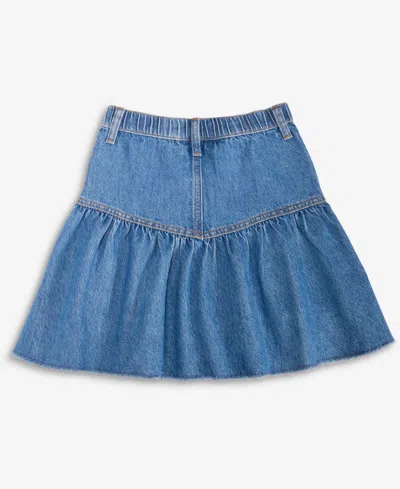 Epic Threads Little & Big Girls Indigo Cotton Denim Ruffle Skirt, Exclusively At Macy's