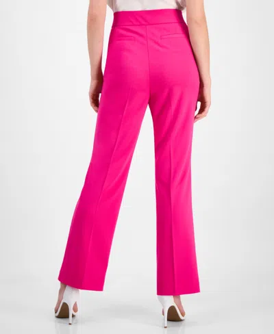 Kasper Women's High-rise Pull-on Flare Pants In White