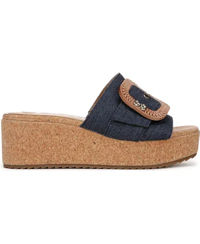 Sam & Libby Women's Crysta Buckle Platform Wedge Sandals