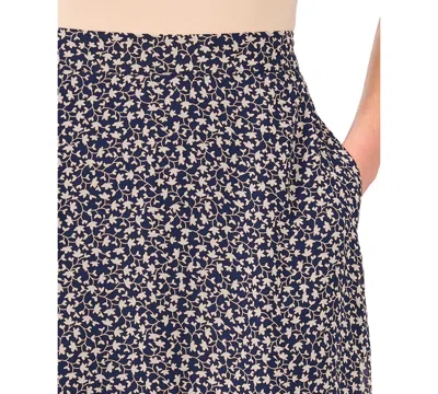Cece Women's Floral-print A-line Midi Skirt