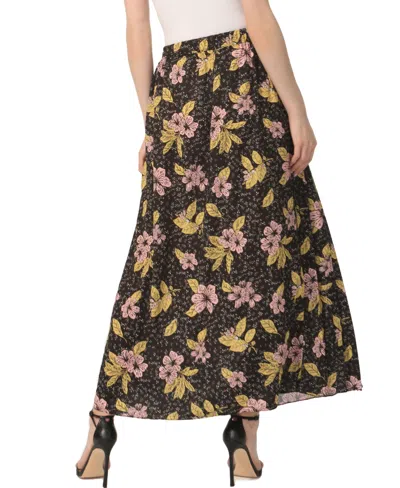 Kimi & Kai Print Box Pleat Maxi Skirt In Multi