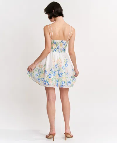 En Saison Trixie Mini Dress In Multi In Nude