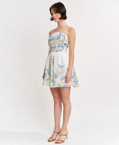 En Saison Trixie Mini Dress In Multi In Nude