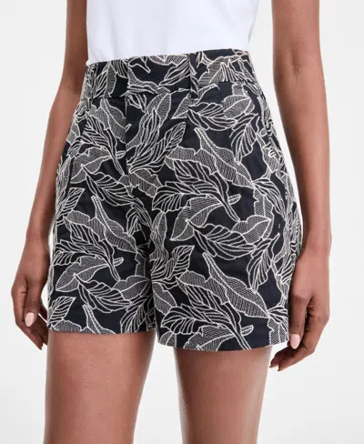 Inc International Concepts Women's Embroidered Shorts, Exclusively At Macy's