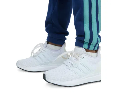 Adidas Originals Toddler & Little Boys Long-sleeve Graphic Fleece Pullover Hoodie & Jogger Pants, 2 Piece Set In Blue
