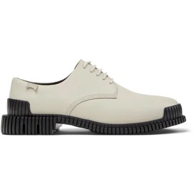 Camper Pix Lace-up Rubber-sole Shoes In Neutral