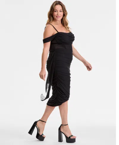 City Studios Trendy Plus Size Corset Madi Dress